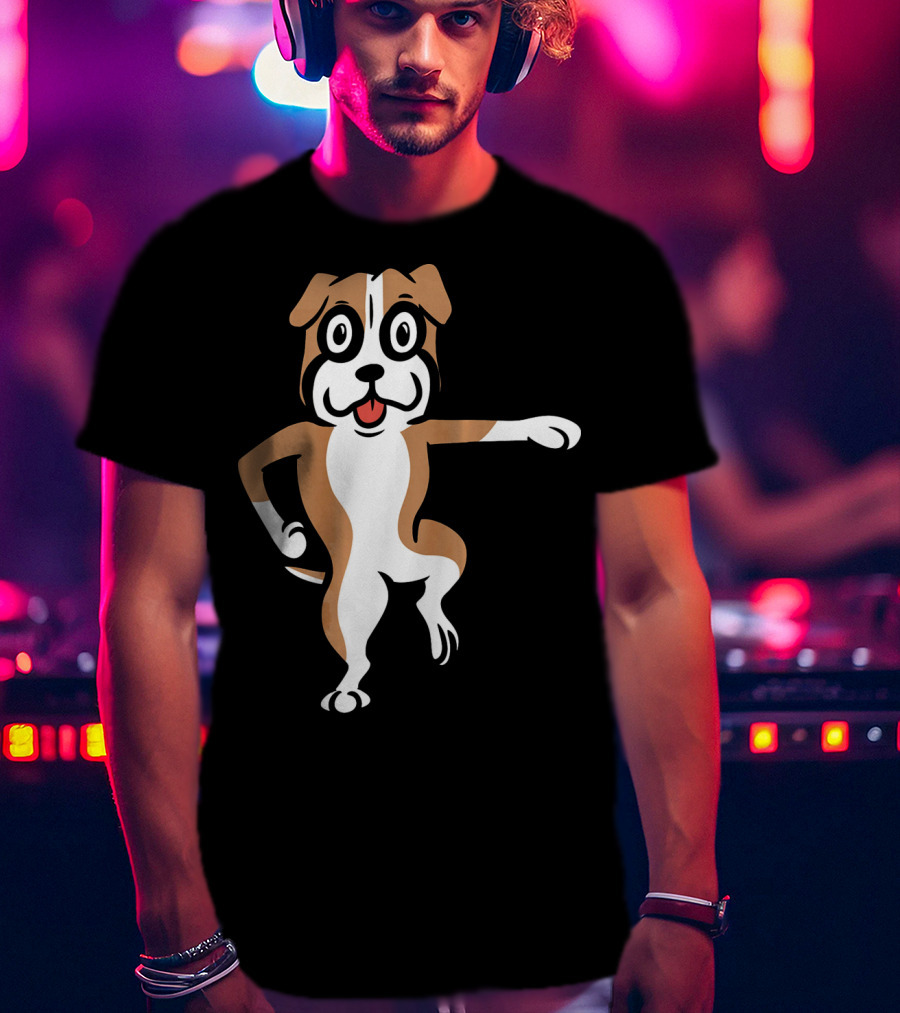 Boxer Dog Funny Dance Move Best Mates T-Shirt