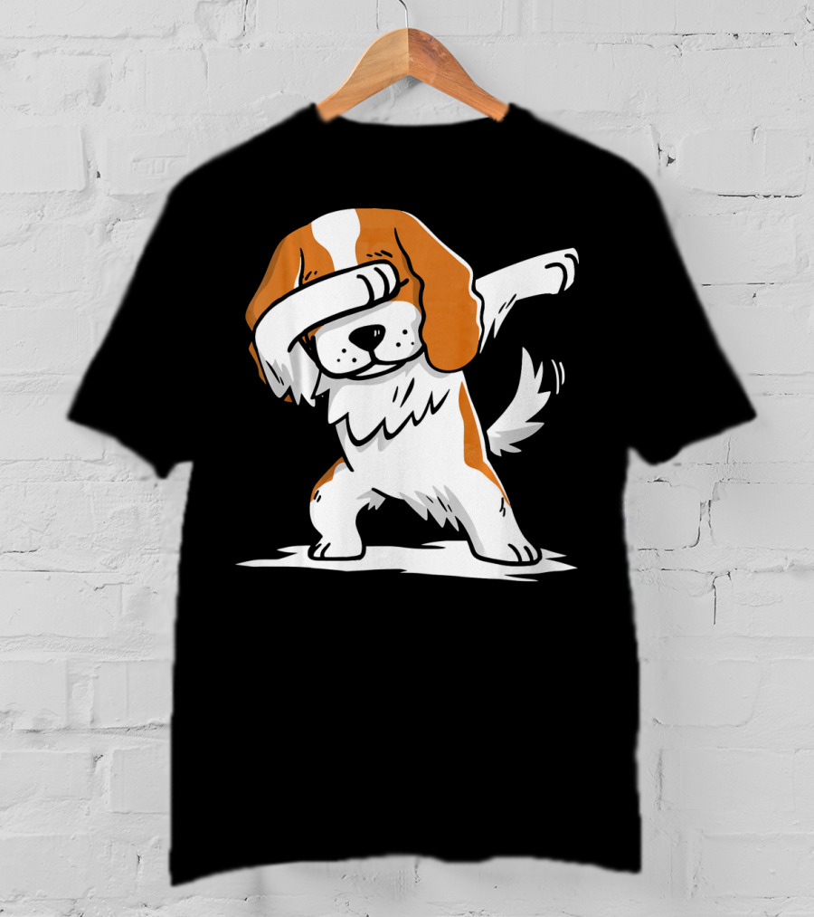 Cavalier King Charles Spaniel Dabbing Dance Pose T-Shirt