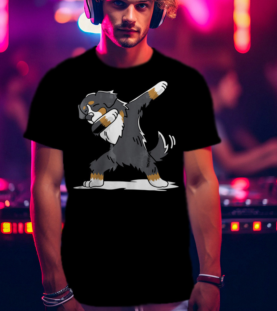 Cavalier King Charles Spaniel Dabbing Shetland Dog T-Shirt