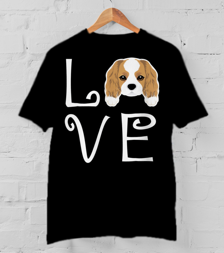 Cavalier King Charles Spaniel Love Puppy Dog Owner T-Shirt
