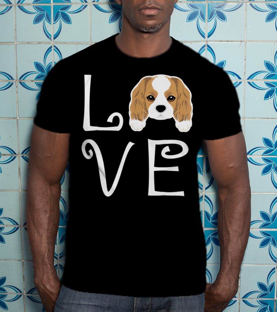 Cavalier King Charles Spaniel Love Puppy Dog Owner T-Shirt