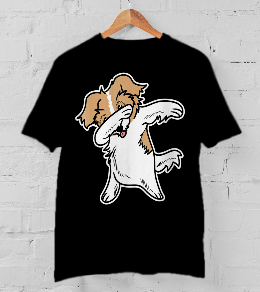 Dabbing Shih Tzu Kids Puppy Dance T-Shirt