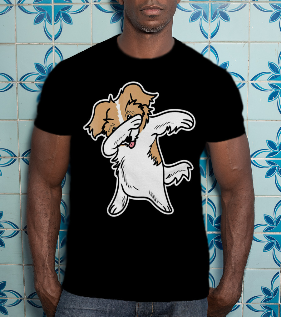 Dabbing Shih Tzu Kids Puppy Dance T-Shirt