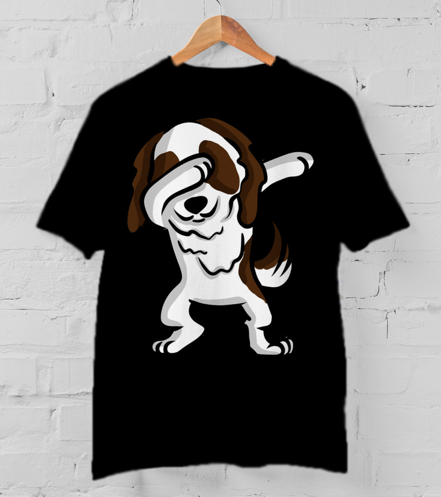 Dabbing Shih Tzu Dog Dab Pose Cartoon T-Shirt