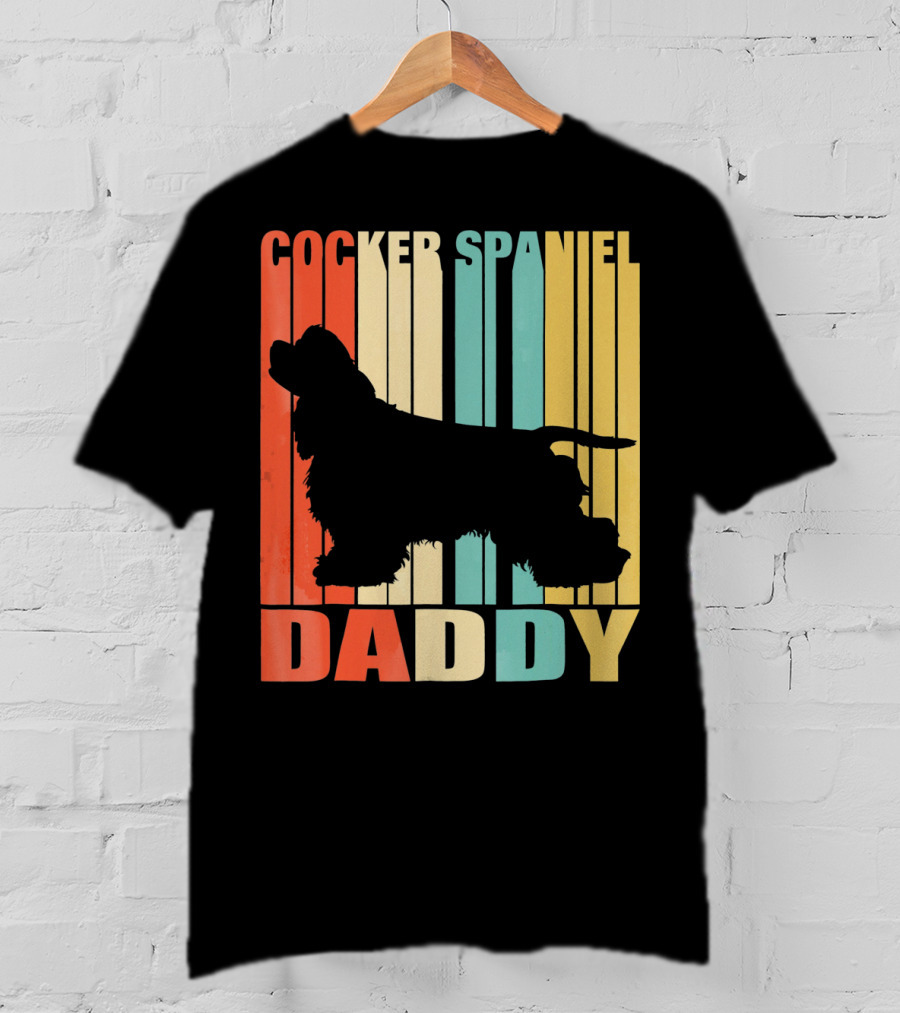 Cocker Spaniel Daddy Vintage T-Shirt