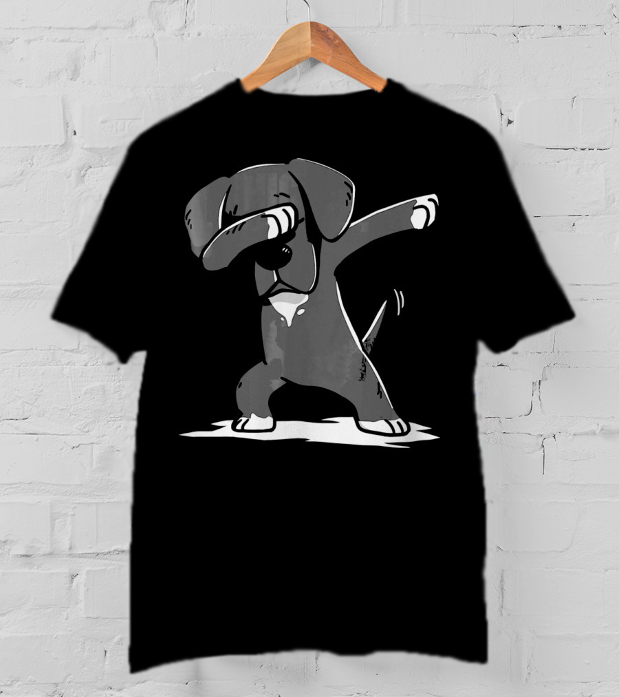Great Dane Dog Dabbing Cute Funny Dab Dance T-Shirt