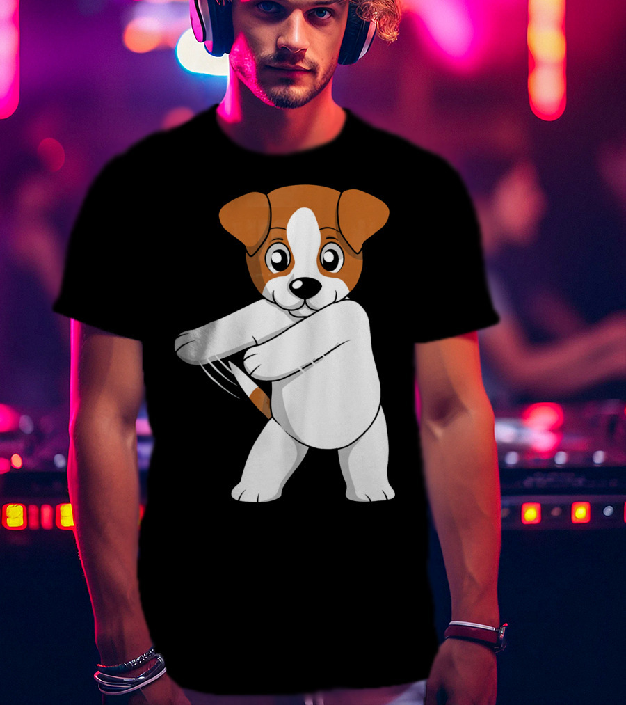 Jack Russell Terrier Dog Floss Dance Flossing T-Shirt