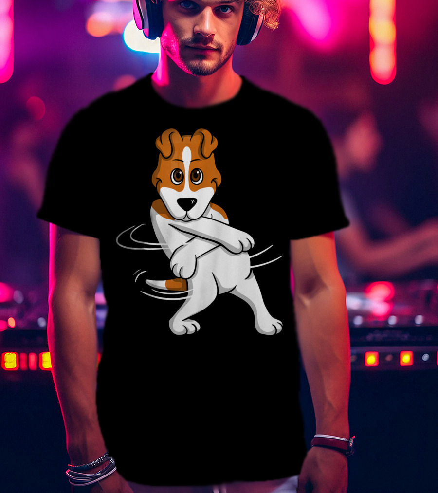 Jack Russell Terrier Dance Move Spin Trend T-Shirt