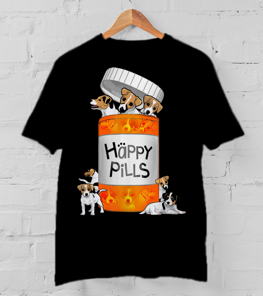 Happy Pills Jack Russell Terrier T-Shirt