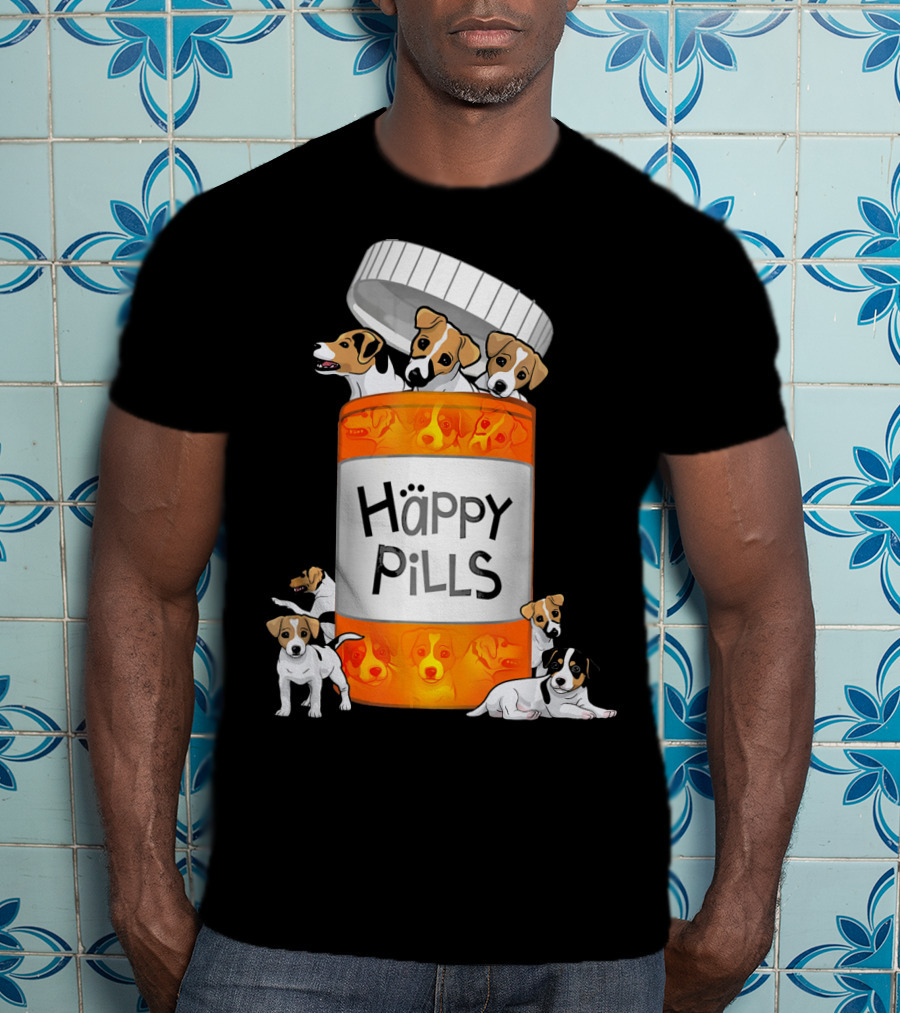 Happy Pills Jack Russell Terrier T-Shirt
