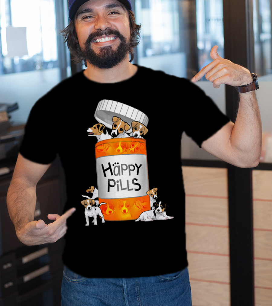 Happy Pills Jack Russell Terrier T-Shirt