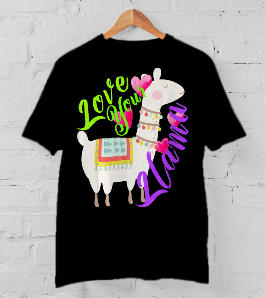 Love Your Llama Cute T-Shirt