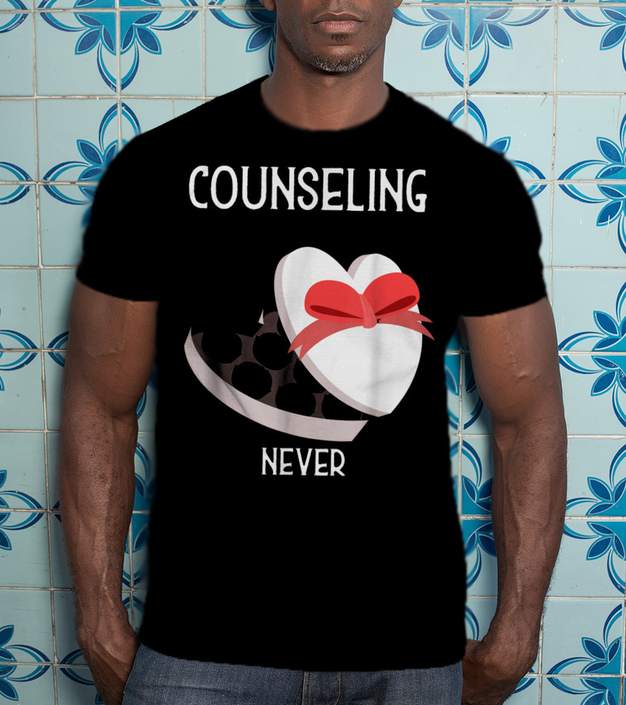 Counseling Never Heart Gift Box T-Shirt