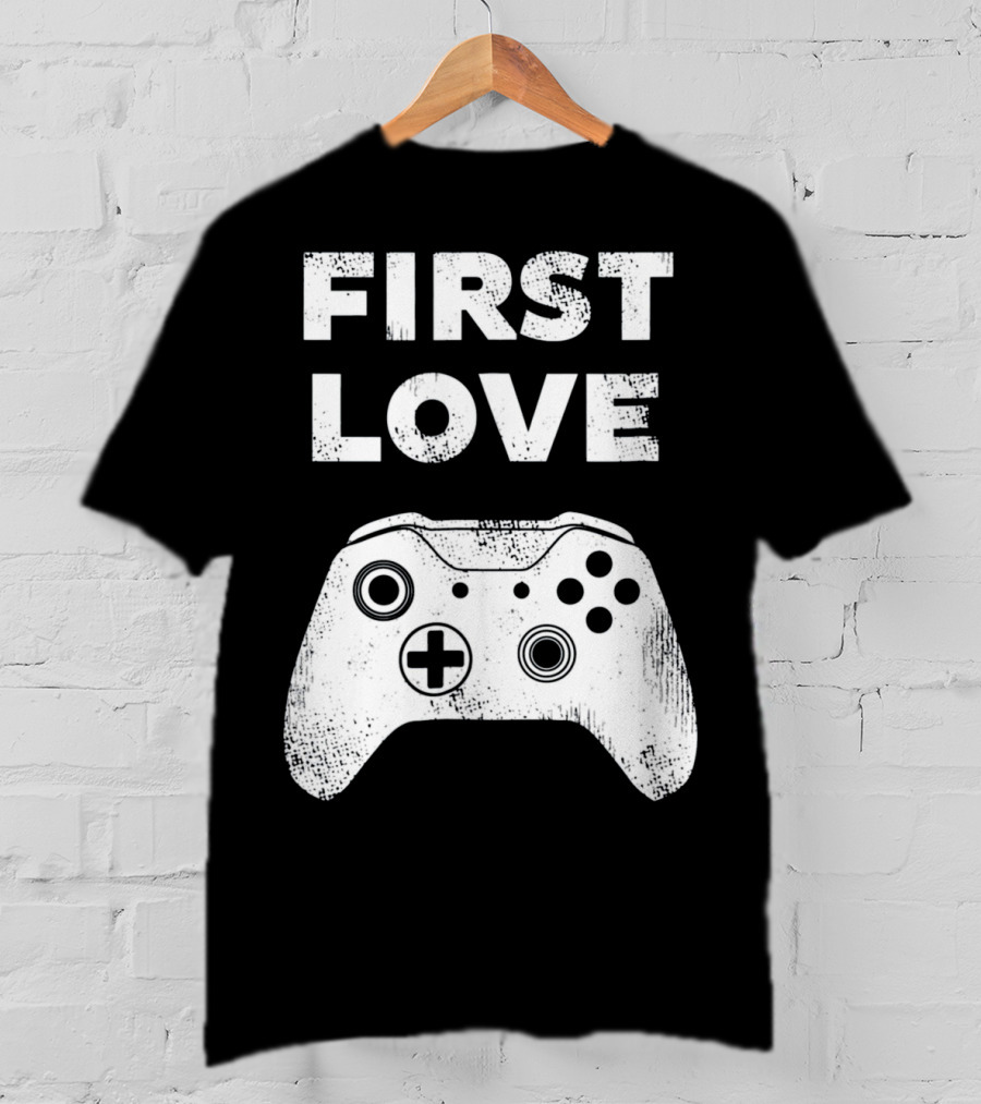 First Love Game Controller Video Gamer Valen T-Shirt