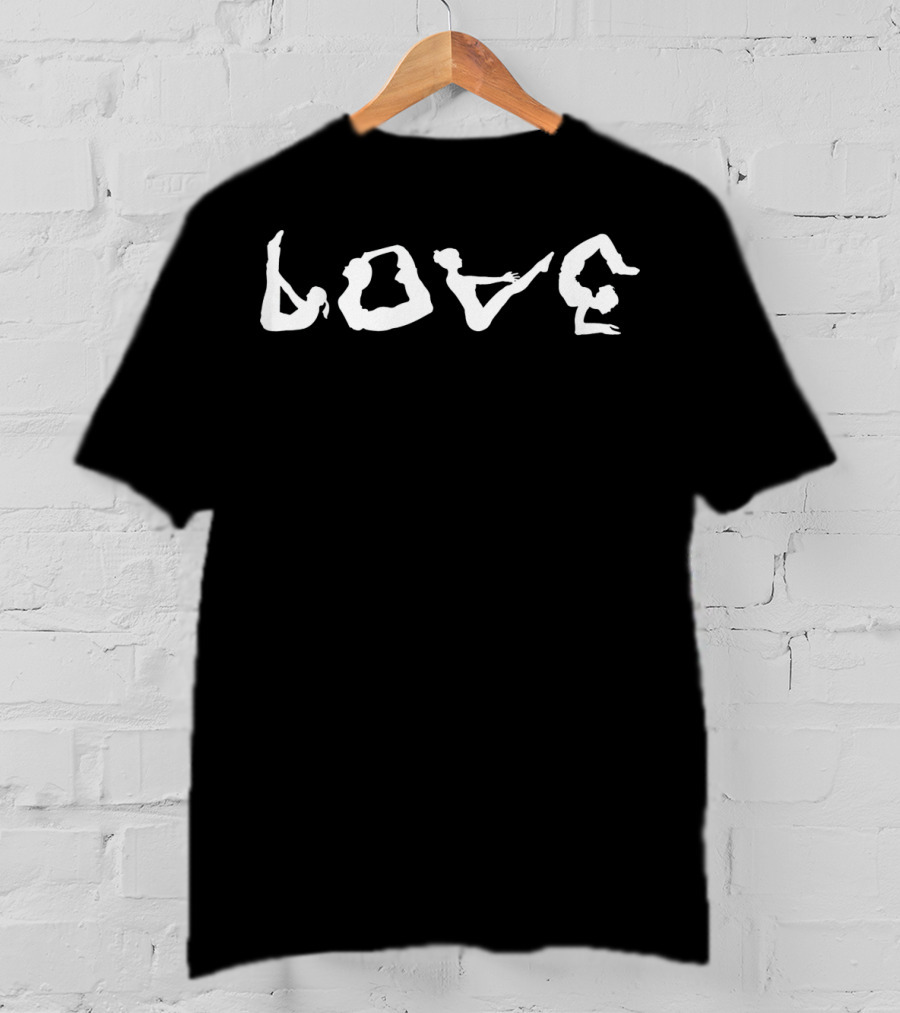 Love Yoga Exercising Fitness Body Shape T-Shirt