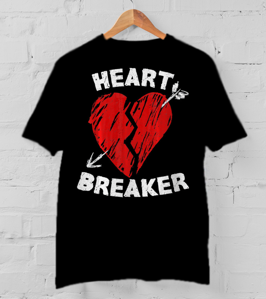 Heartbreaker Valentines Day Idea Heart T-Shirt