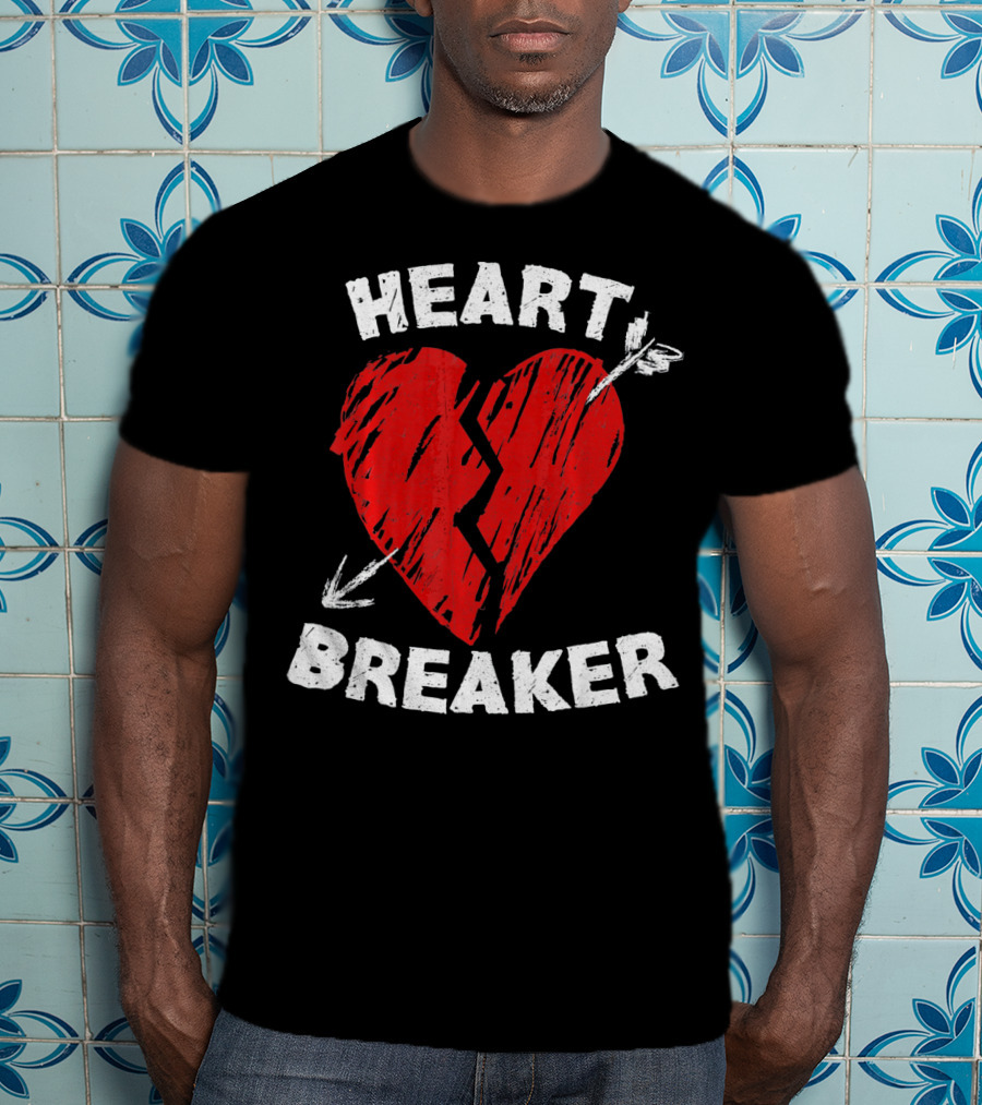 Heartbreaker Valentines Day Idea Heart T-Shirt