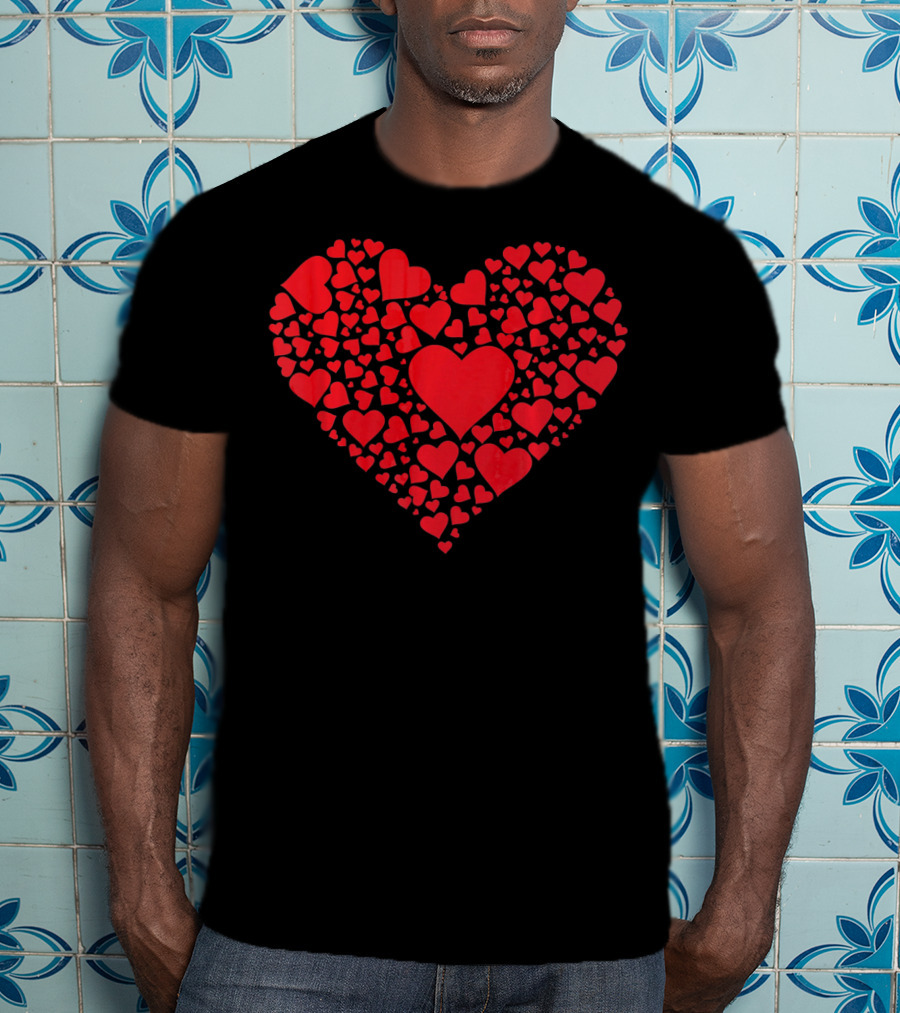 Heart Of Hearts Cute Valentine's Day Red Heart T-Shirt