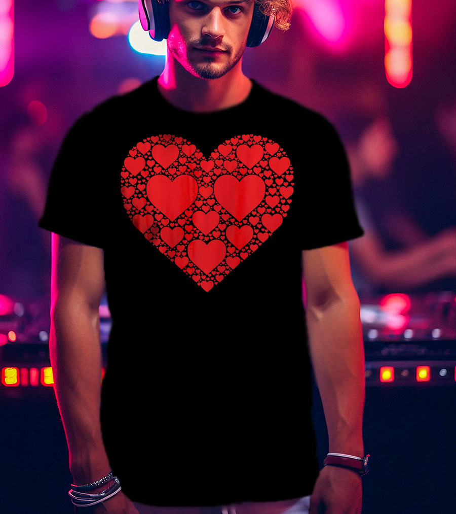 Heart Of Hearts Valentine's Day Red Hearts T-Shirt