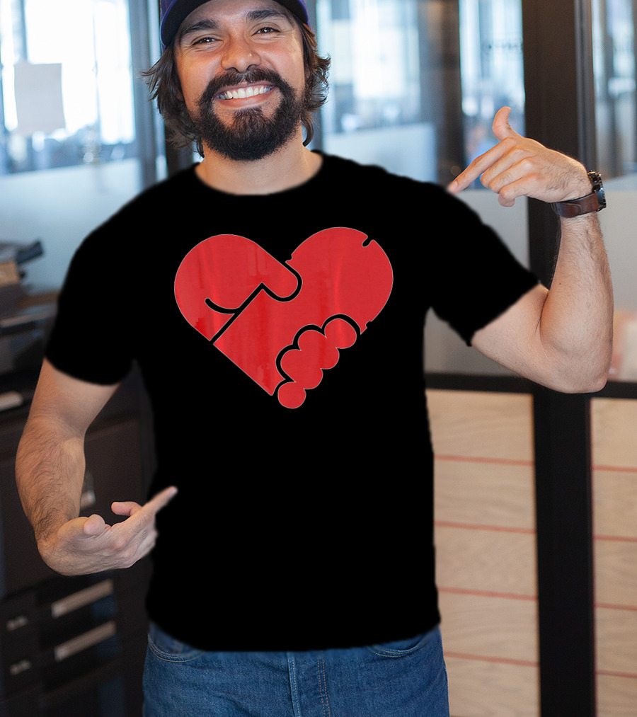 Hilarious Puzzle Heart For Single Men In Valen T-Shirt