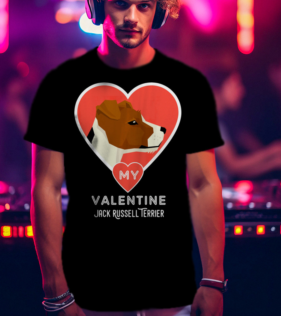 My Valentine Jack Russell Terrier T-Shirt