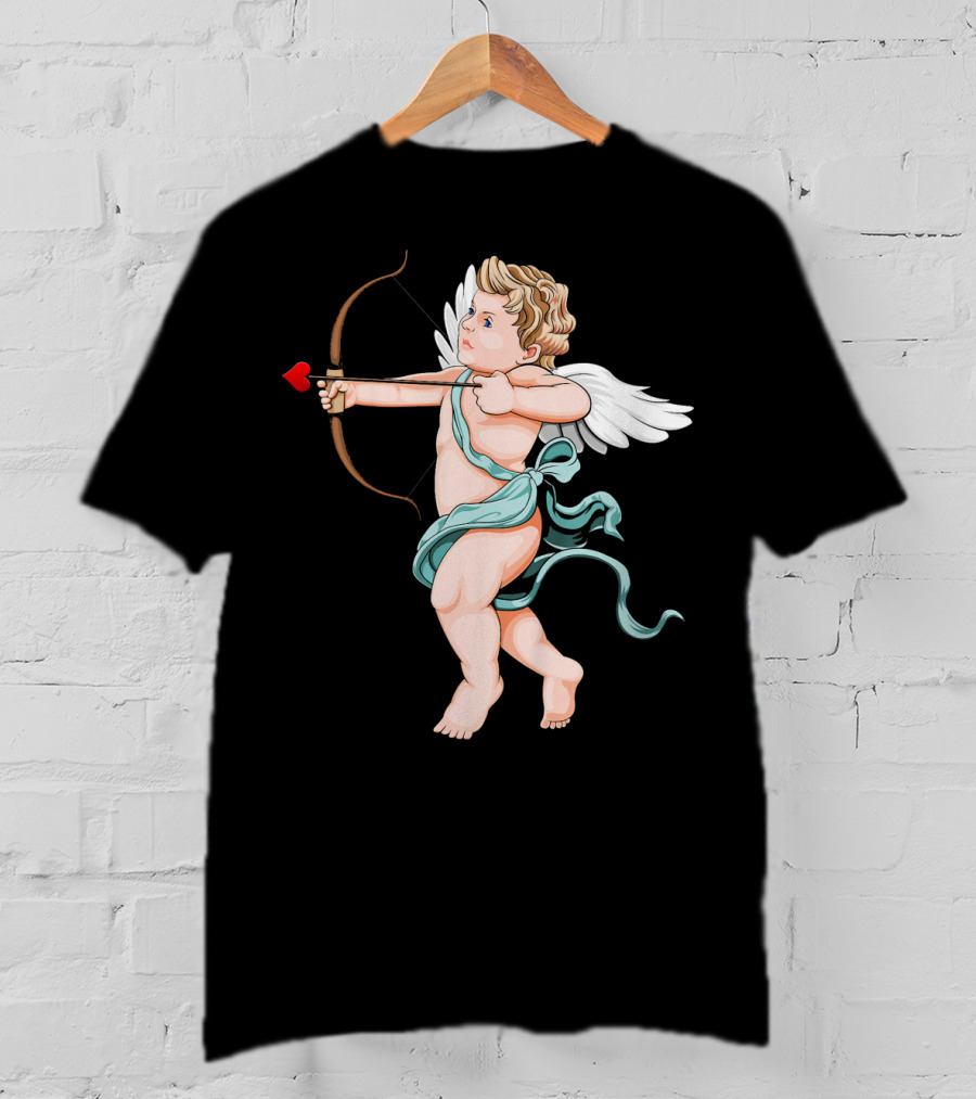 Cupid Archery Valentine’s Day Child Angel Wings T-Shirt