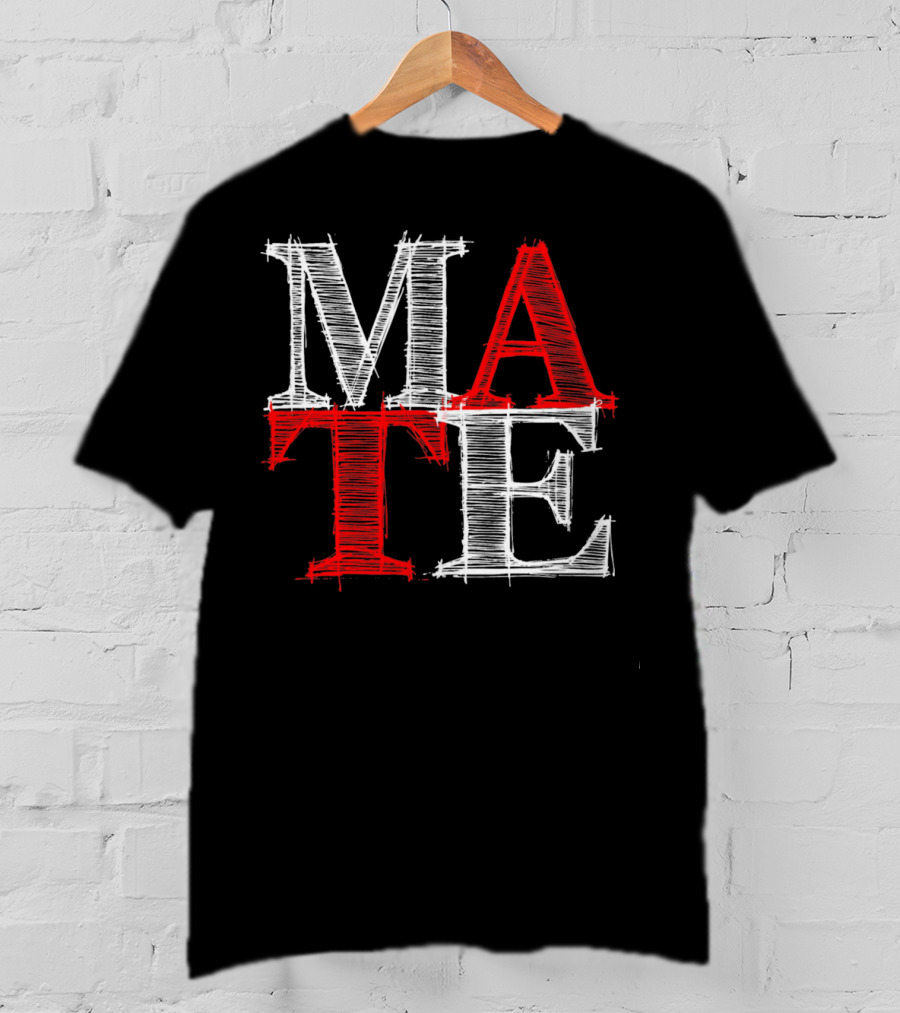PREMIUM Couples Vale MATE Text T-Shirt
