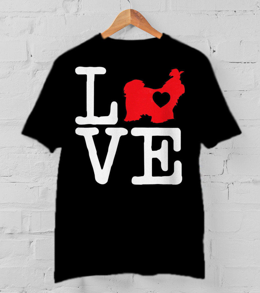 LOVE Shih Tzu Valentine's Day Rottie T-Shirt
