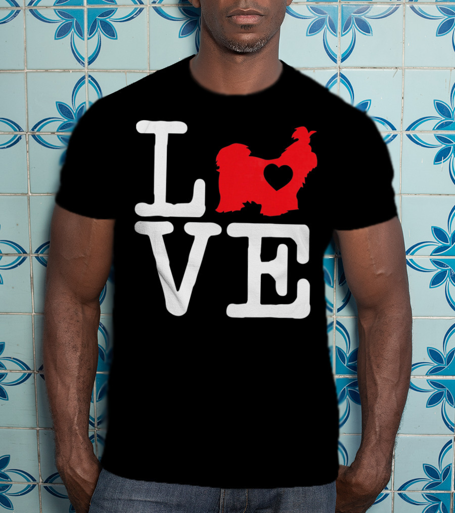 LOVE Shih Tzu Valentine's Day Rottie T-Shirt