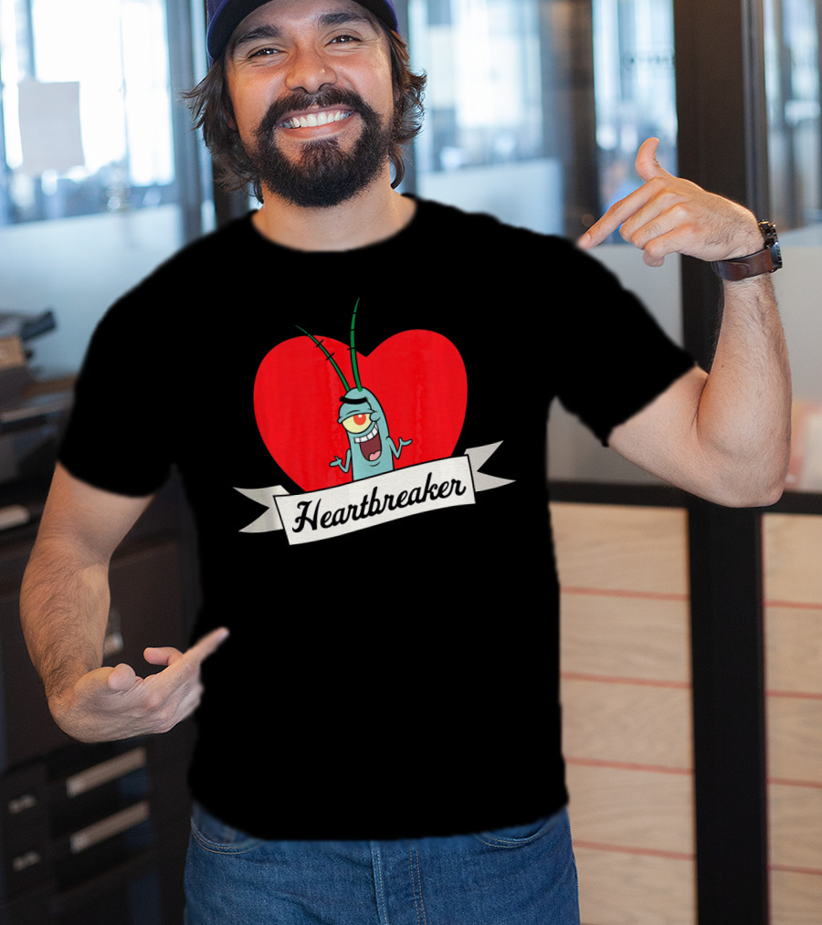 Spongebob Squarepants Plankton Heartbreaker Valentine T-Shirt