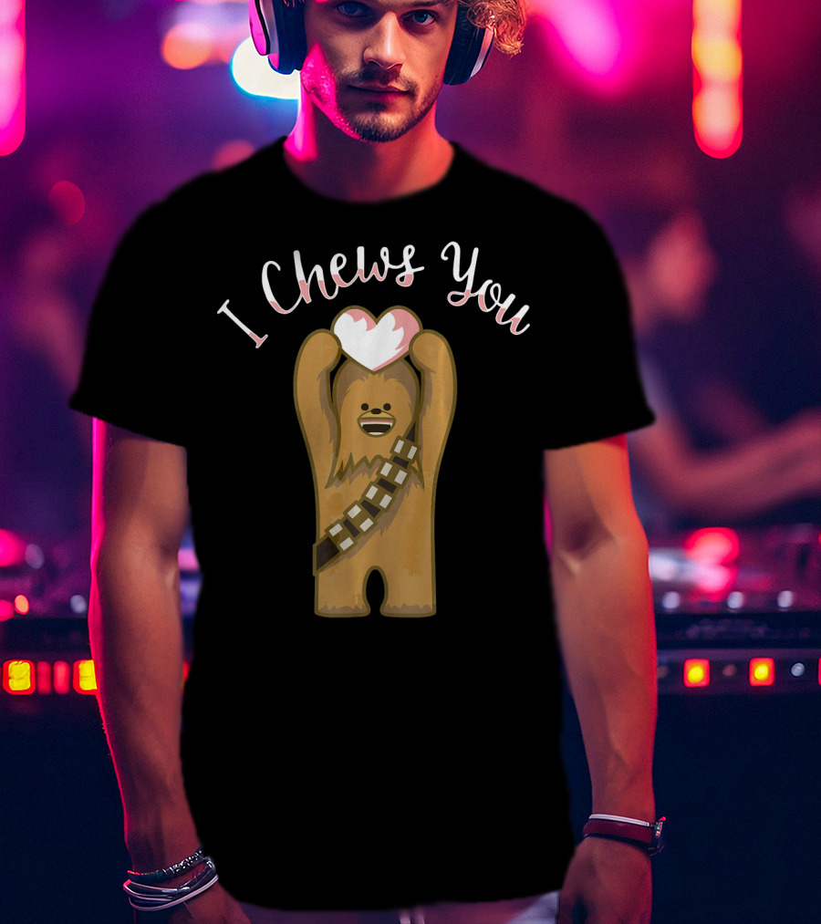 Star Wars Valentines I Chews You Chewbacca Heart T-Shirt