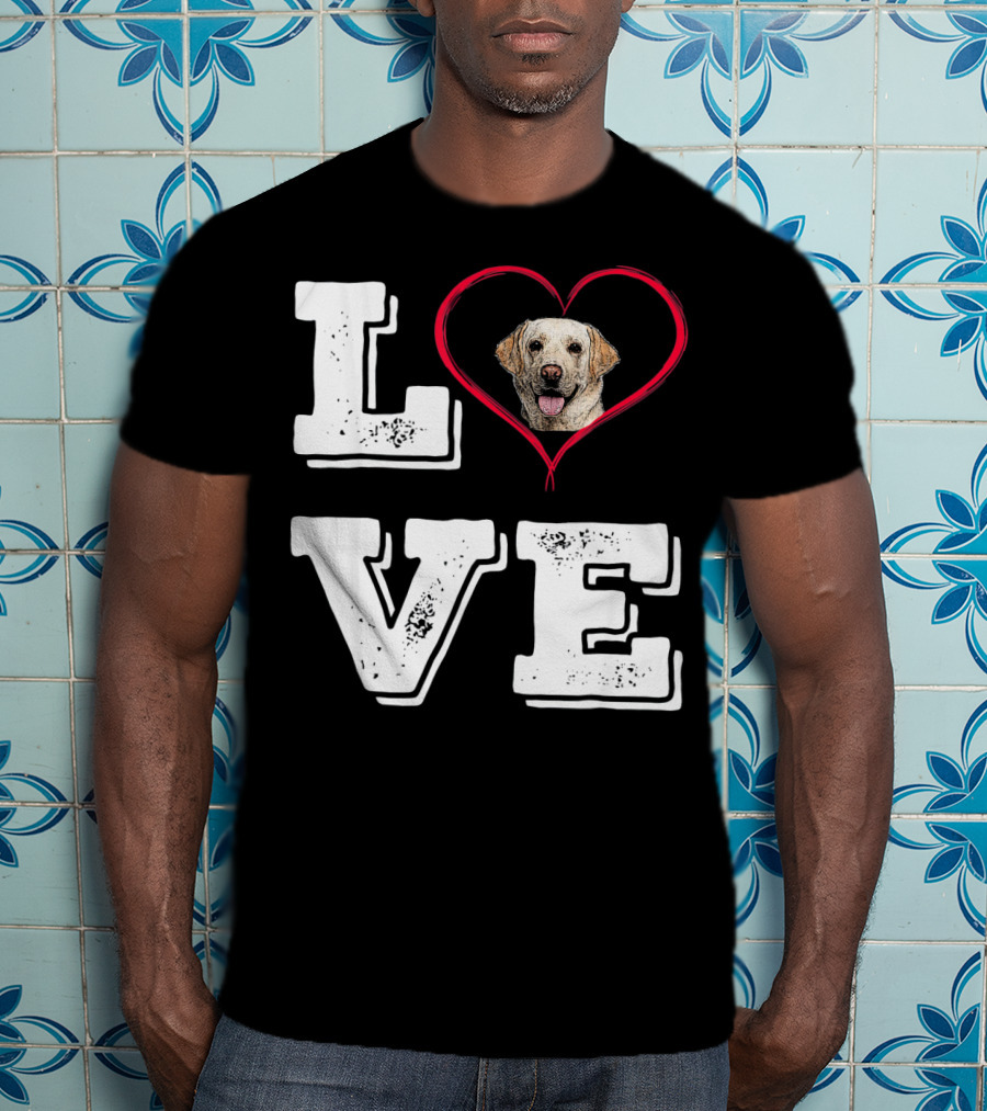 Labrador Retriever Love Heart T-Shirt