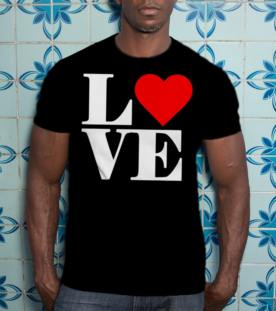 LOVE Heart Valentine's Day Iconic Romantic T-Shirt