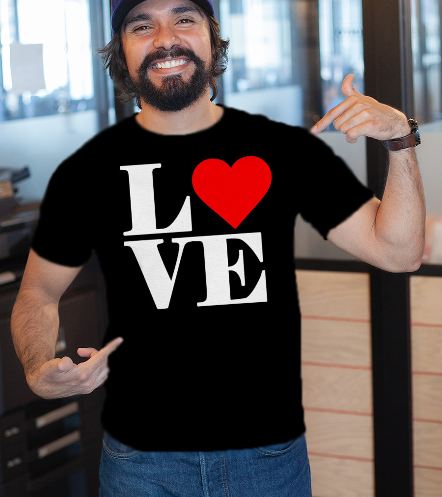 LOVE Heart Valentine's Day Iconic Romantic T-Shirt