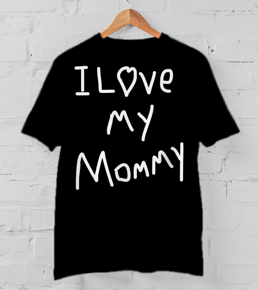 I Love My Mommy Valentine Heart T-Shirt