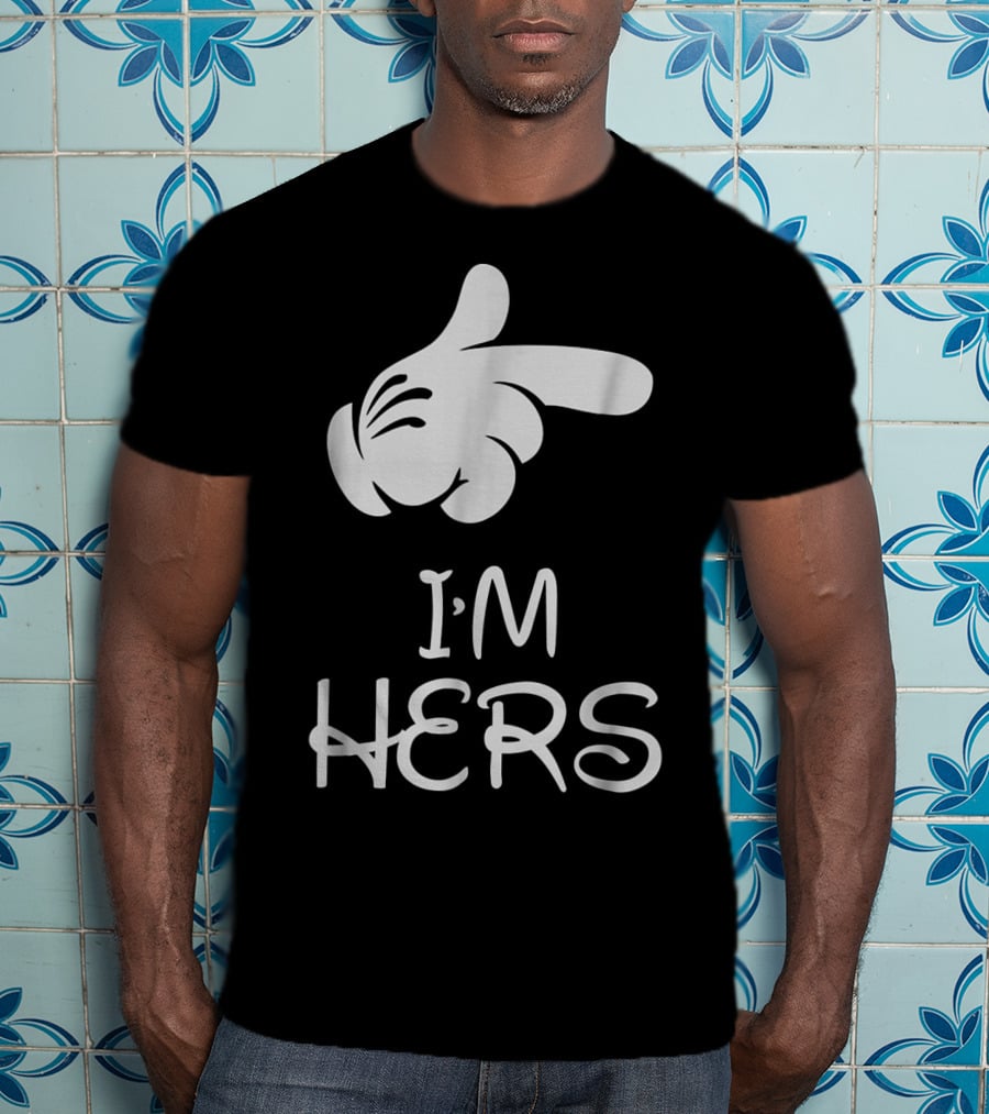 I'm Hers Funny Couple Valentine's Day Mens T-Shirt
