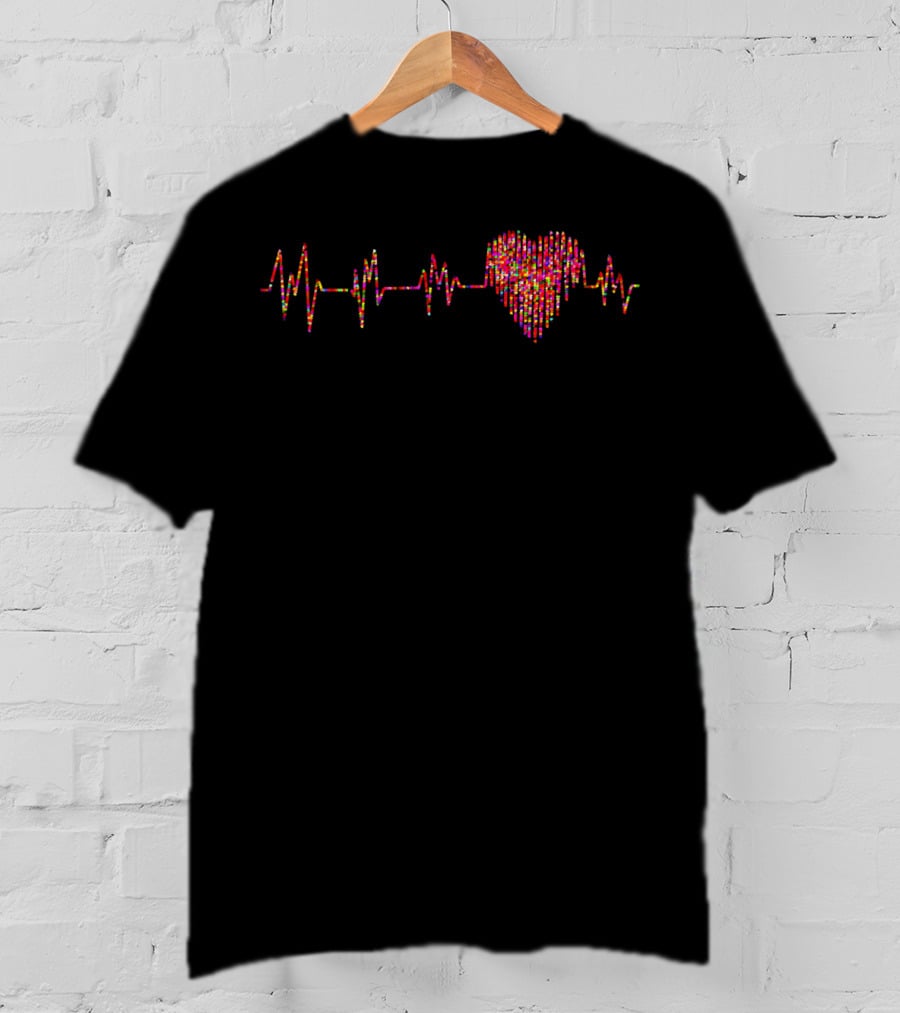 Mothers Day Top Wife Heartbeat T-Shirt