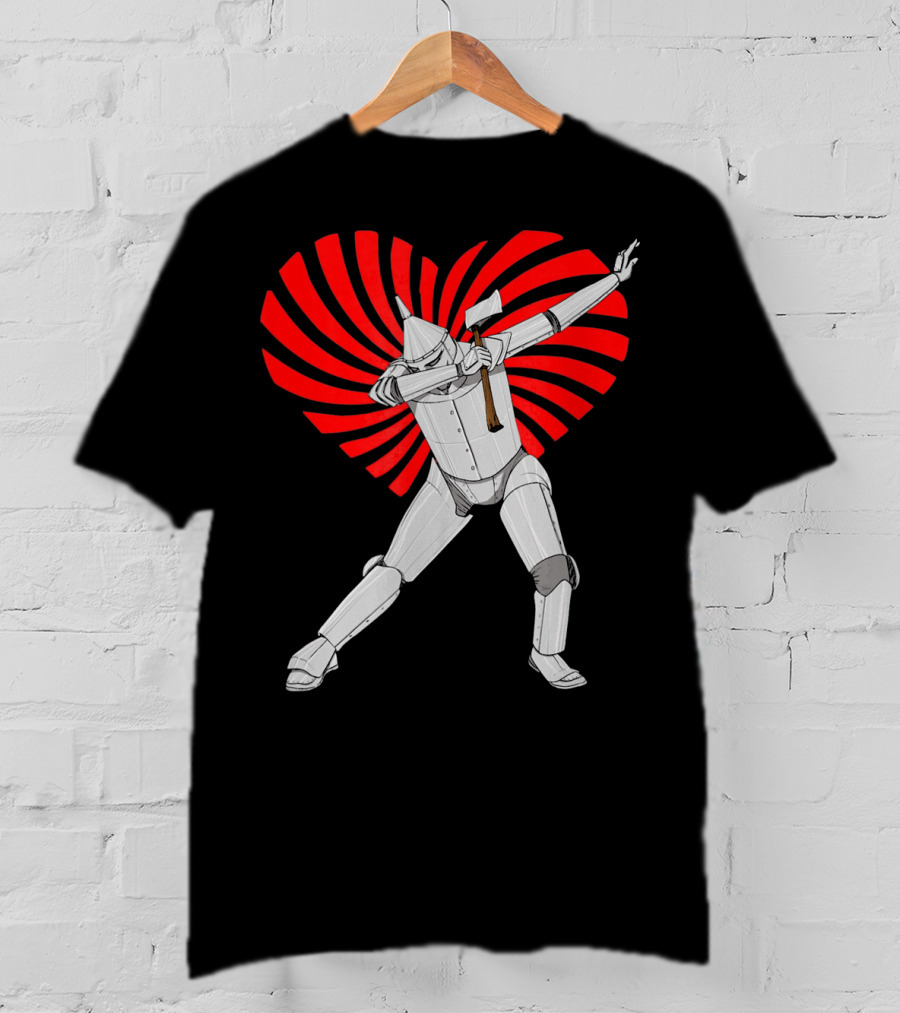 Wizard Of Oz Tin Man Swirl Dab Dance T-Shirt