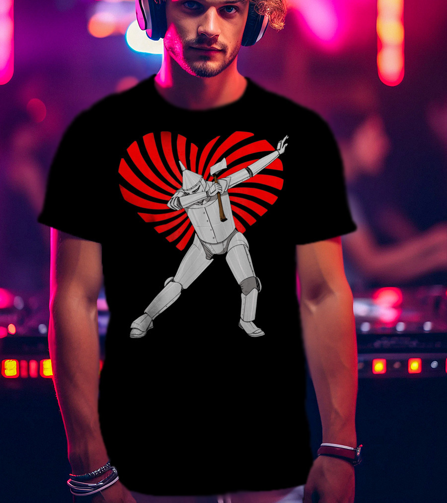 Wizard Of Oz Tin Man Swirl Dab Dance T-Shirt