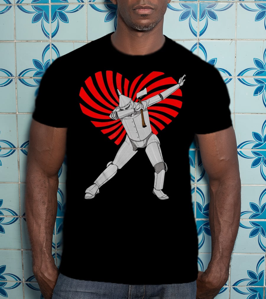 Wizard Of Oz Tin Man Swirl Dab Dance T-Shirt