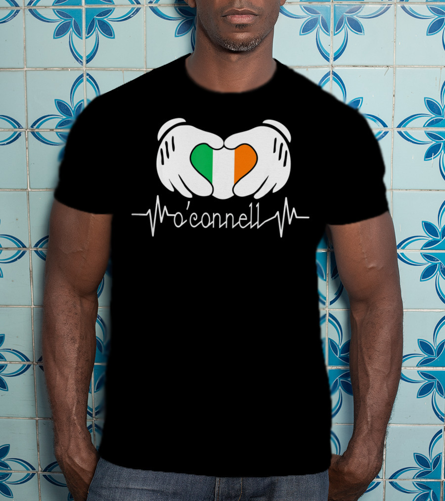 Irish Heartbeat O'Connell Hands Flag T-Shirt