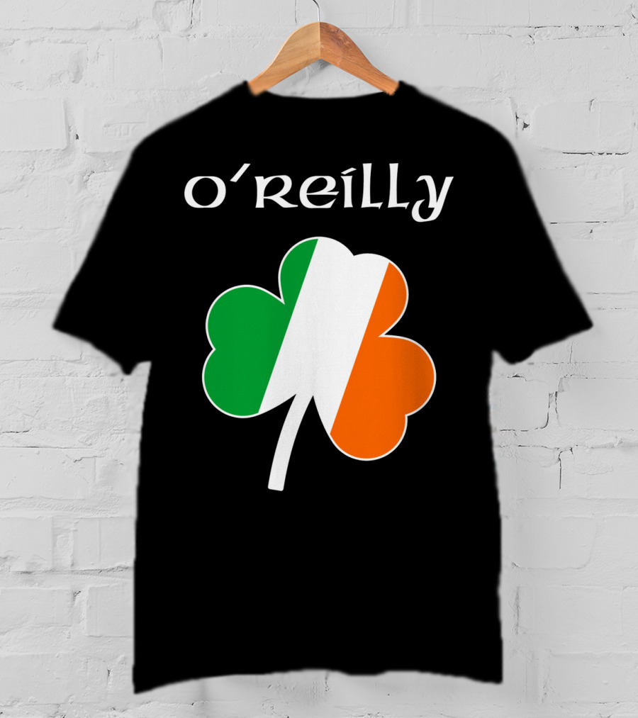O'Reilly Irish Flag Shamrock Ireland T-Shirt