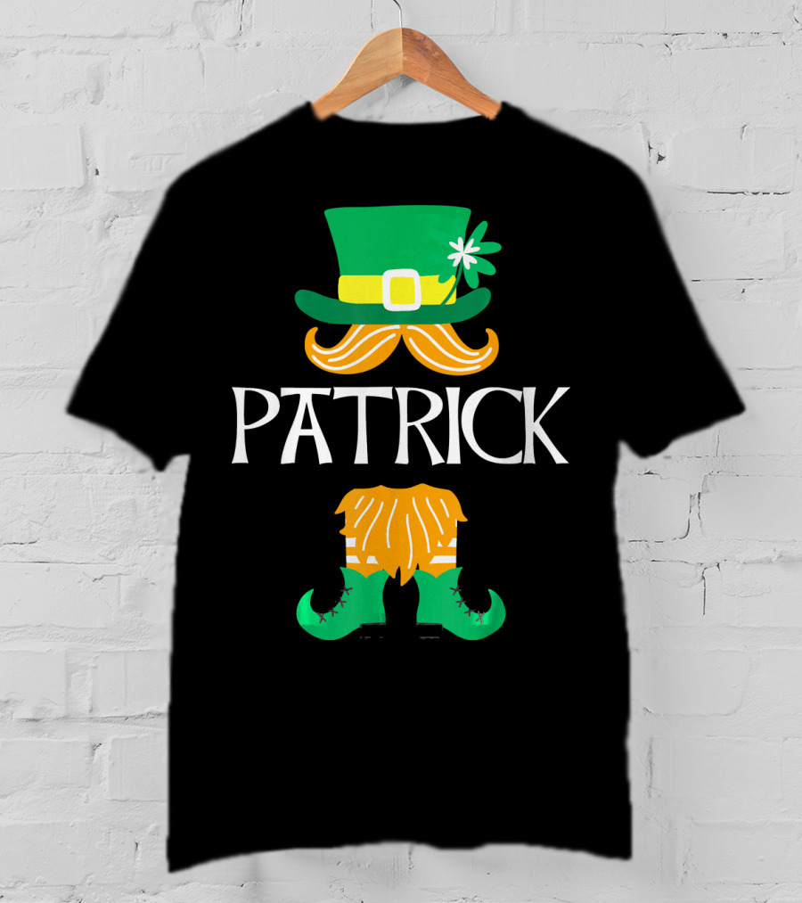 Patrick Funny Leprechaun Matching Family Group T-Shirt