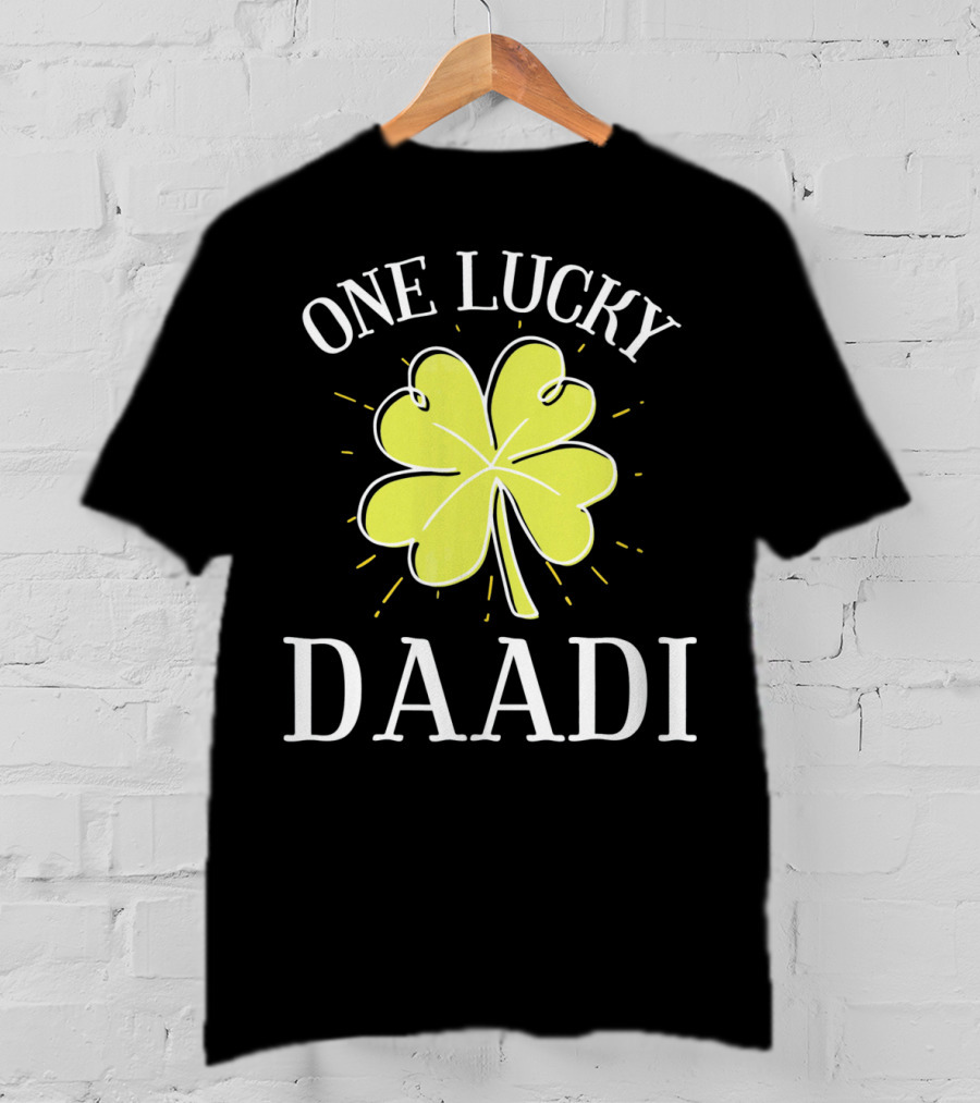 One Lucky Daadi Shamrock St. Patricks T-Shirt