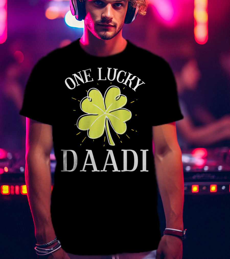 One Lucky Daadi Shamrock St. Patricks T-Shirt