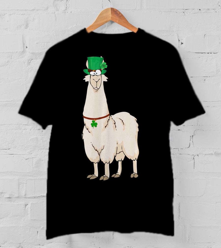 Leprechaun Costume Alpaca St Patrick's Day T-Shirt