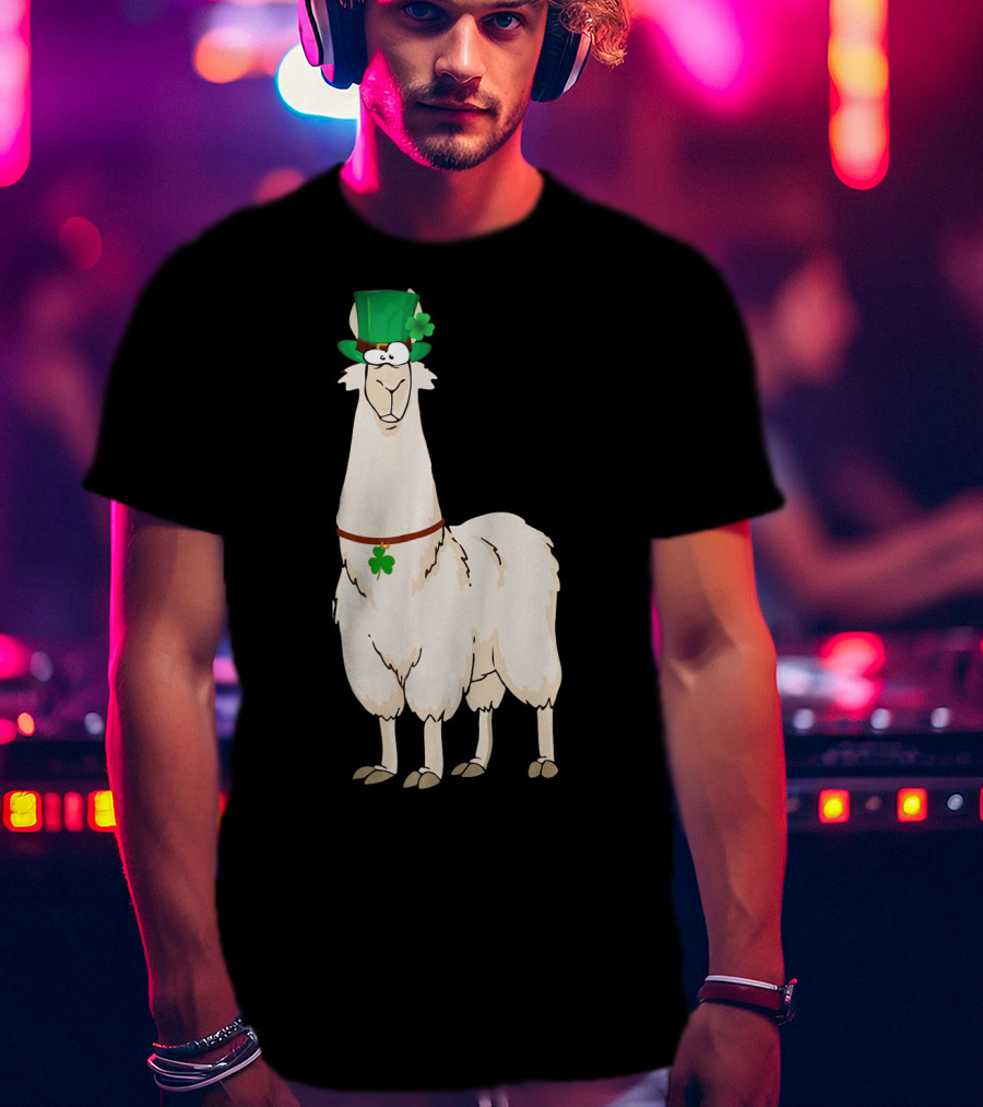 Leprechaun Costume Alpaca St Patrick's Day T-Shirt