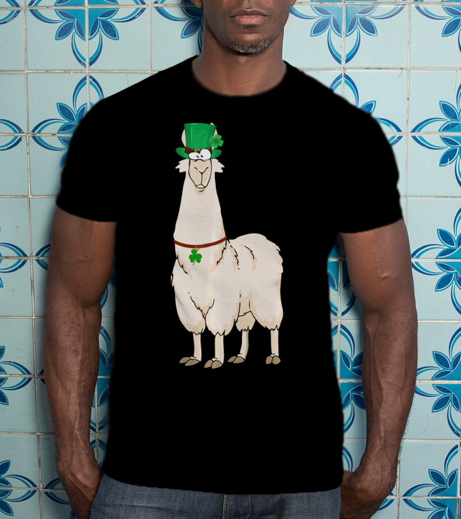 Leprechaun Costume Alpaca St Patrick's Day T-Shirt
