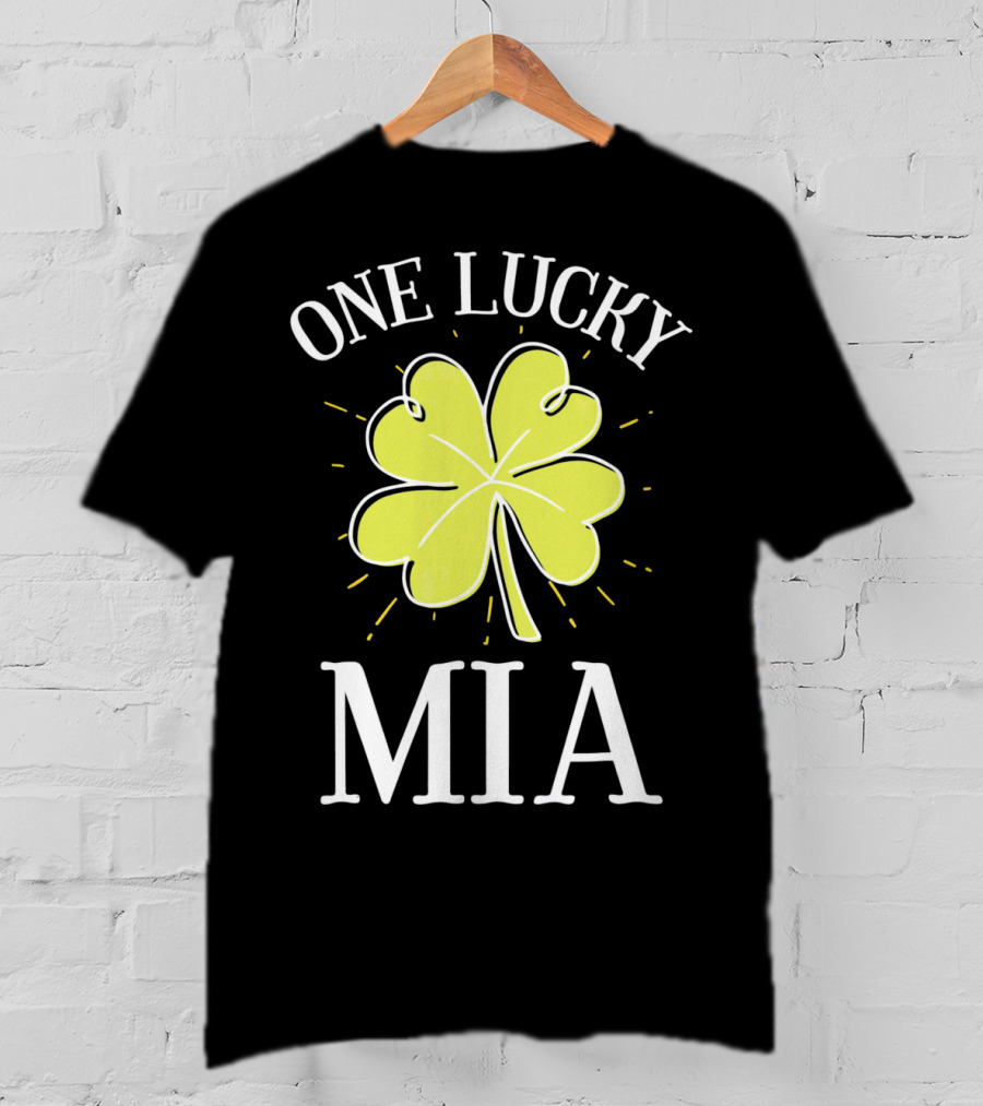 One Lucky Mia St. Patrick's Day Shamrock T-Shirt