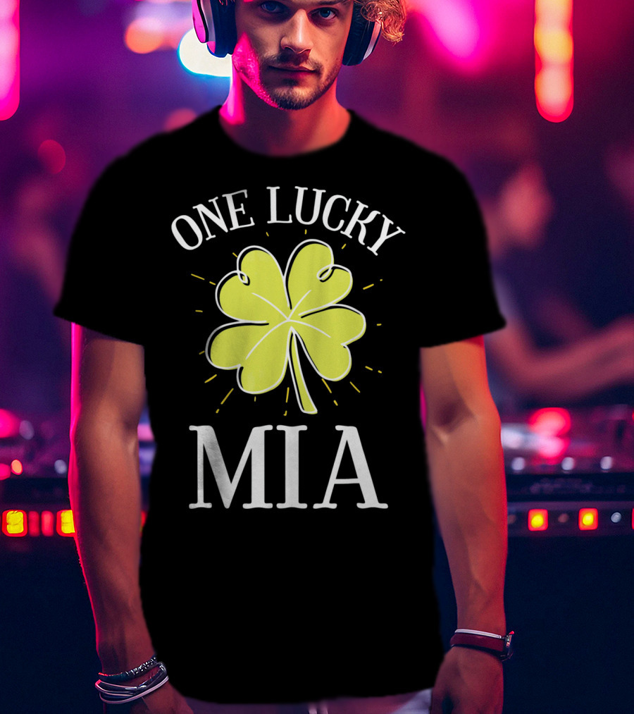 One Lucky Mia St. Patrick's Day Shamrock T-Shirt